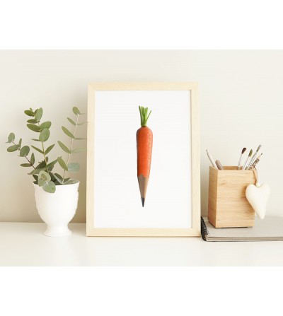 Póster - A4 - Mate - Diseño - Zanahoria