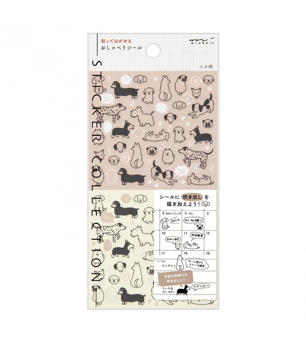 Pegatinas Midori de perros 2592