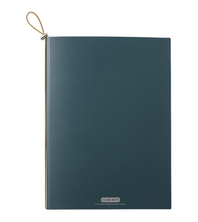 Carpeta de archivo A4 verde KING JIM Azul Marino