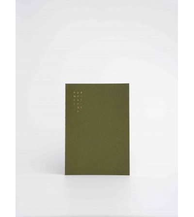 Oh Bleu Cuaderno A5 Línea Francesa BLOOM Moss Garden