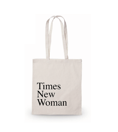 Tote bags - Times new woman - 100 % algodón - asas largas - Moslo