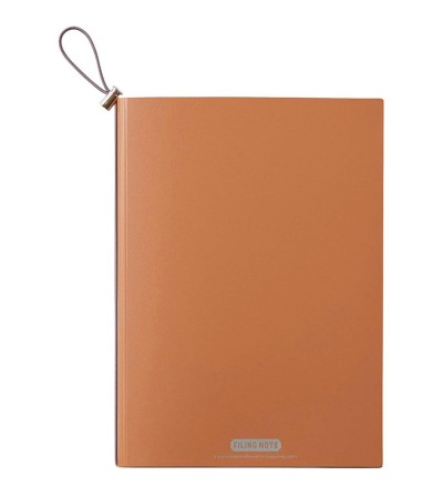 Carpeta de archivo A5 Kim Jim naranja-marrón