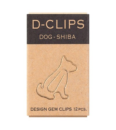 Midori Mini caja con clips perritos en D para Shiba Inu