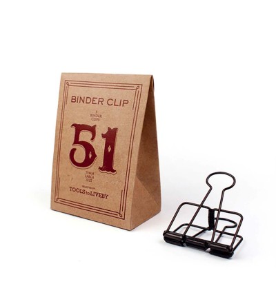 Tools to Liveby 3 Pinzas Metálicas 51 mm Bronce
