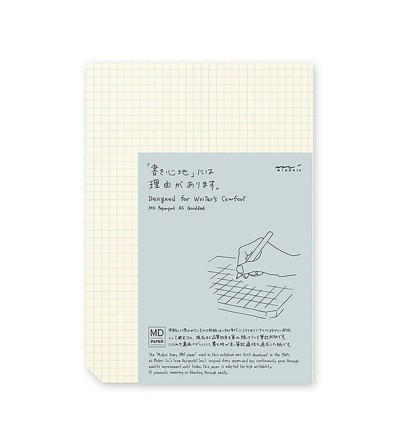 Midori Bloc de Papel Cuadriculado MD Paper Pad A5