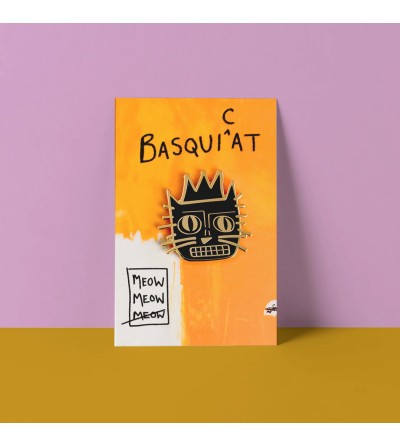 Niaski Pin Esmaltado de Gato BasquiCAT Cat Artist